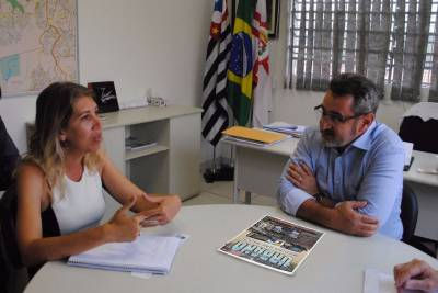 Prefeito de Caieiras com a prefeita regional de Perus buscam soluções conjuntas