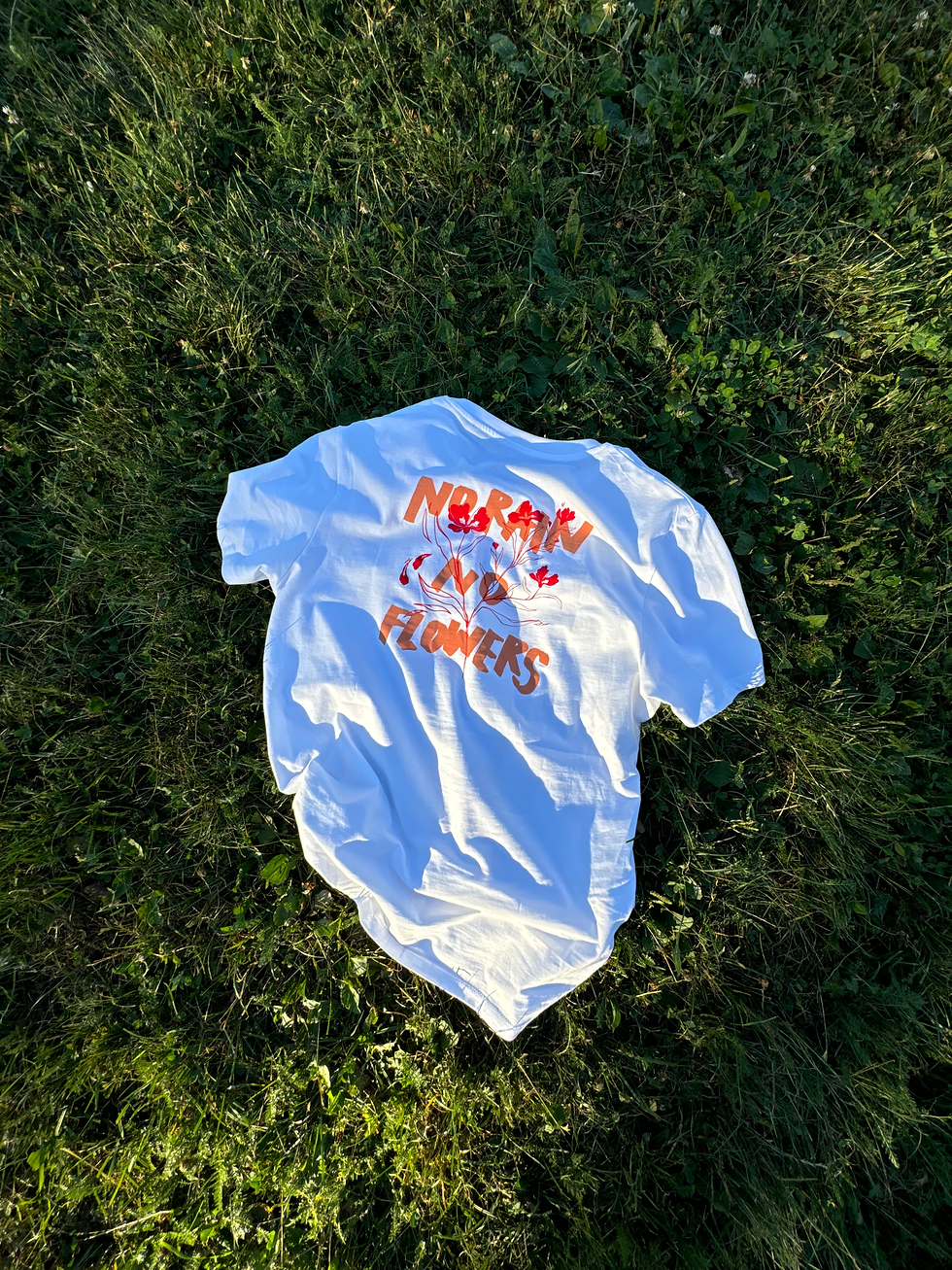 Miniaturbild: T-Shirt 'No Rain, No Flowers'