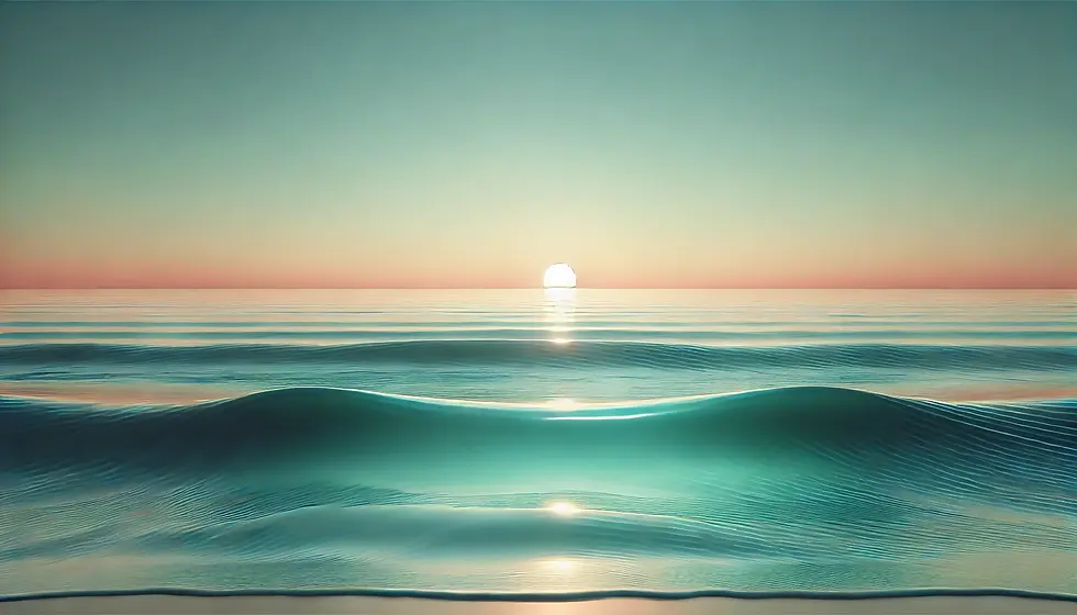 DALL·E 2024-07-11 15.15.30 - A minimalist wide image with the dominant color being turquoi