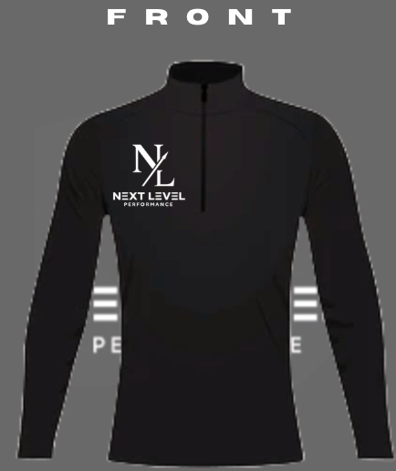 Branded Next Level Performance Quarter Zip