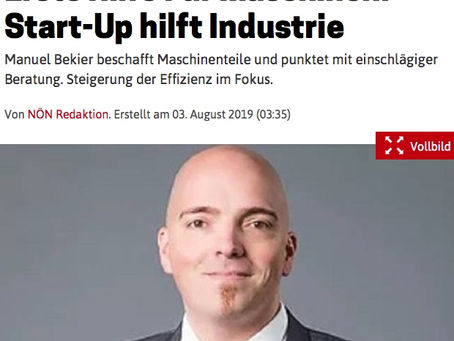 Die FAIS GmbH in der Presse, "Erste Hilfe für Maschinen"