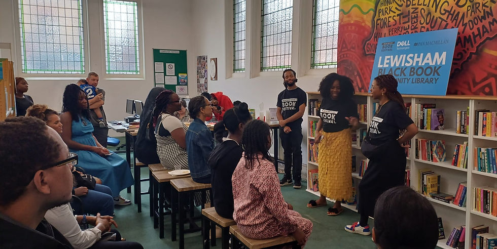 The launch event of the Black Book Community Library at Sydenham Library.