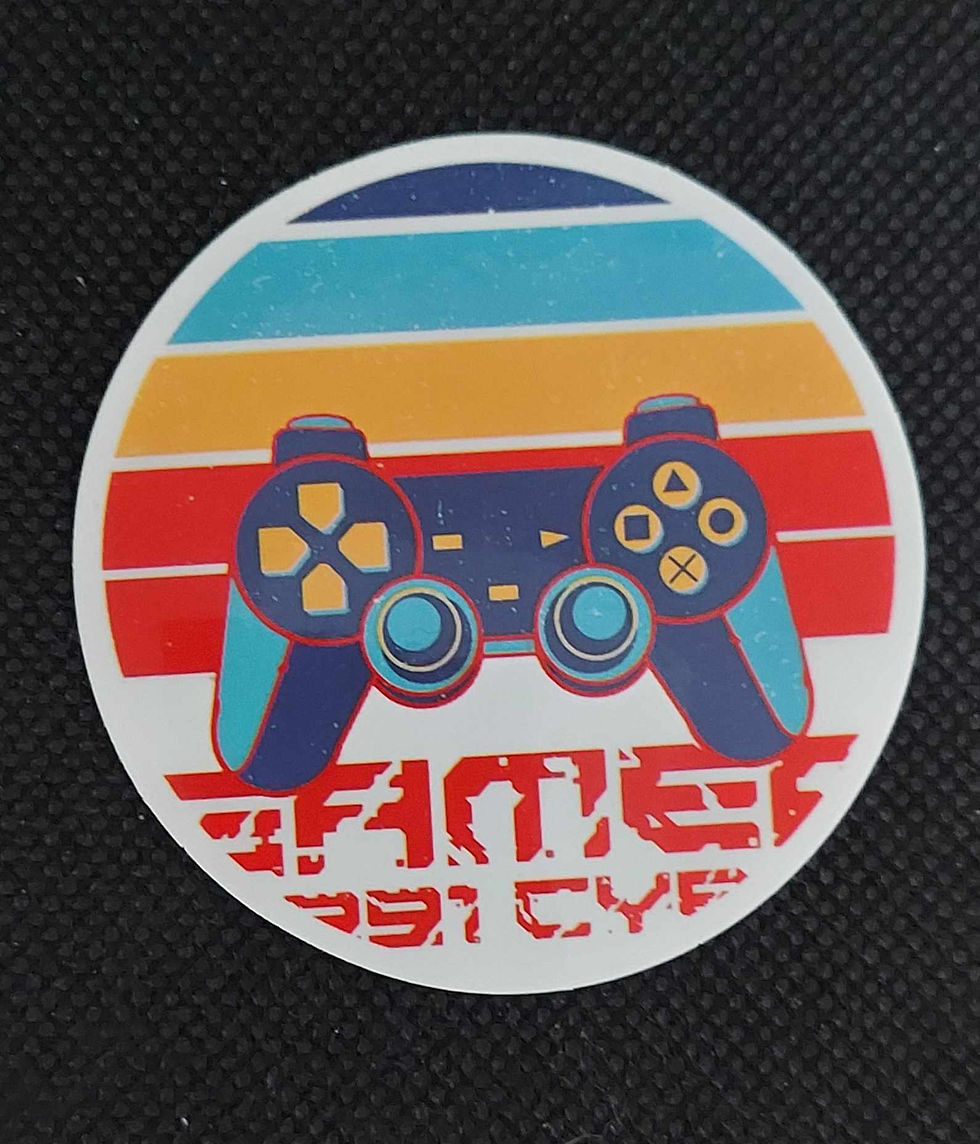 Thumbnail: Fun Gamer Stickers! (No additional shipping fees)