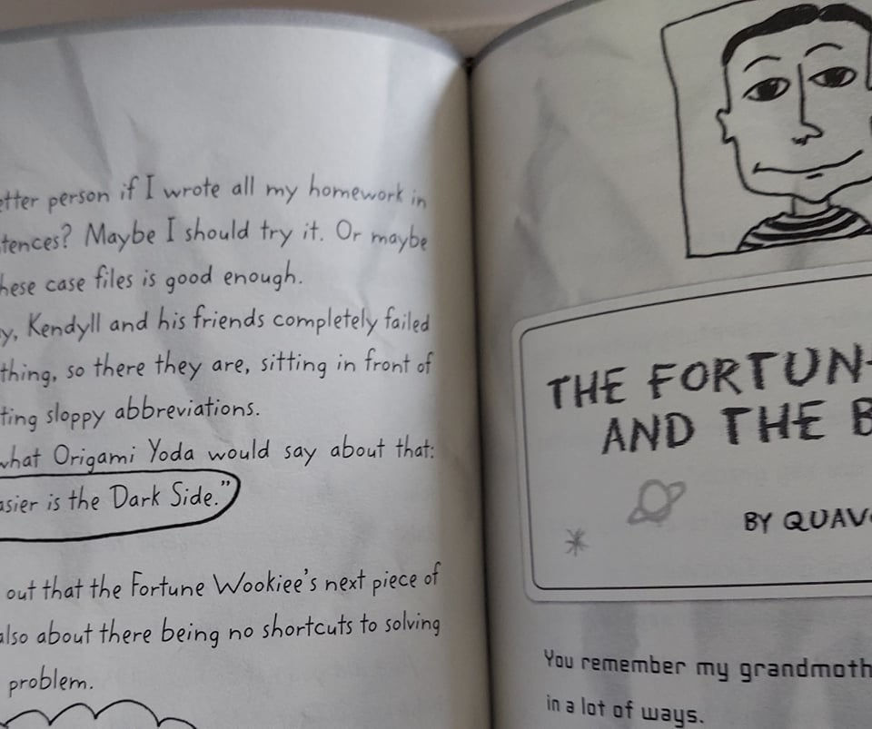 Thumbnail: The Secret of The Fortune Wookiee (#3) by Tom Angleberger