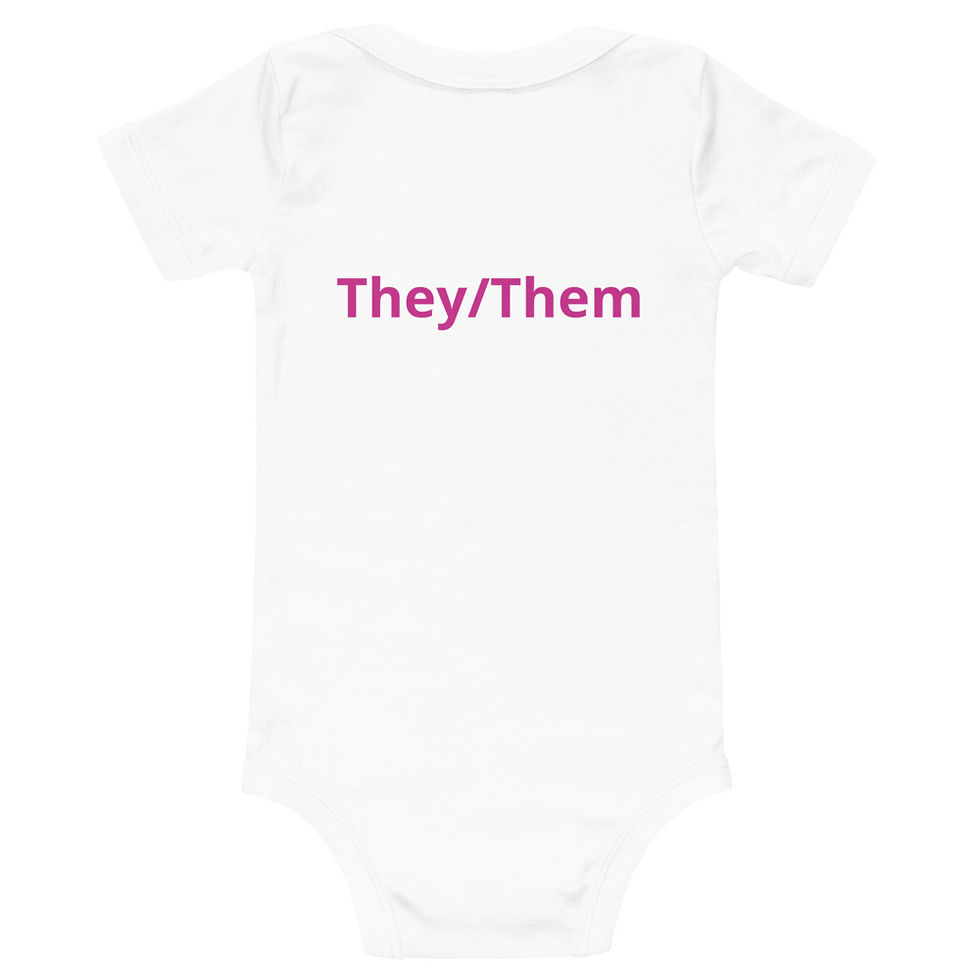 Thumbnail: Colors are for everyone onesie rainbow letters