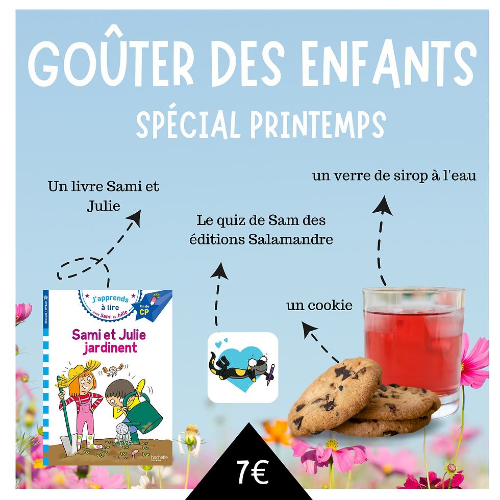 Goûter des enfants special printemps
