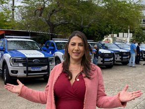 Deputada Cláudia Oliveira destina viatura para Eunápolis e reforça compromisso com a segurança pública