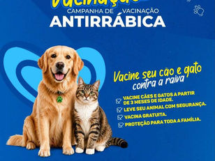 Prefeitura de Eunápolis promove Dia D da Vacinação Antirrábica neste sábado (15)