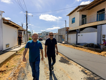 Bairro Nova Esperança recebeu a visita do prefeito em vistoria de obras