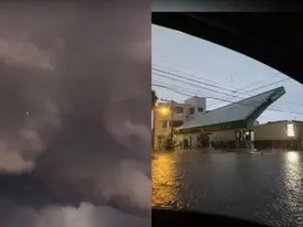 Tempestade causa destruição em cidade baiana