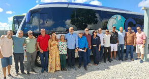 Prefeito Robério apresenta para população nova frota de ônibus urbano que atenderá os eunapolitanos