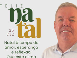 Leomir Sossai deseja aos amigos e amigas de Itabela um Feliz Natal