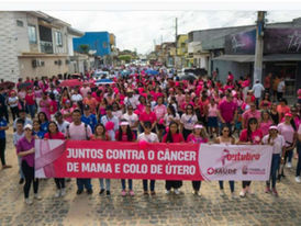 Outubro Rosa: Prefeitura de Itabela promove caminhada pela prevenção e pela saúde da mulher