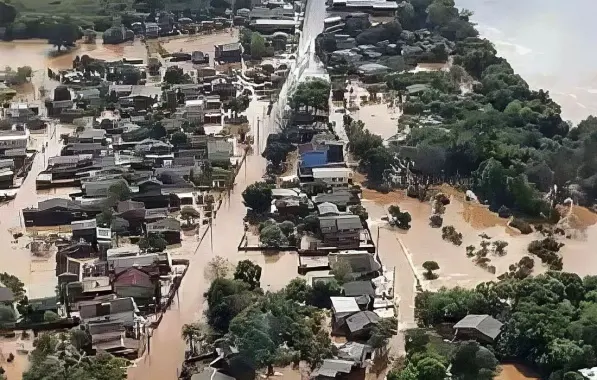 cidade alagada