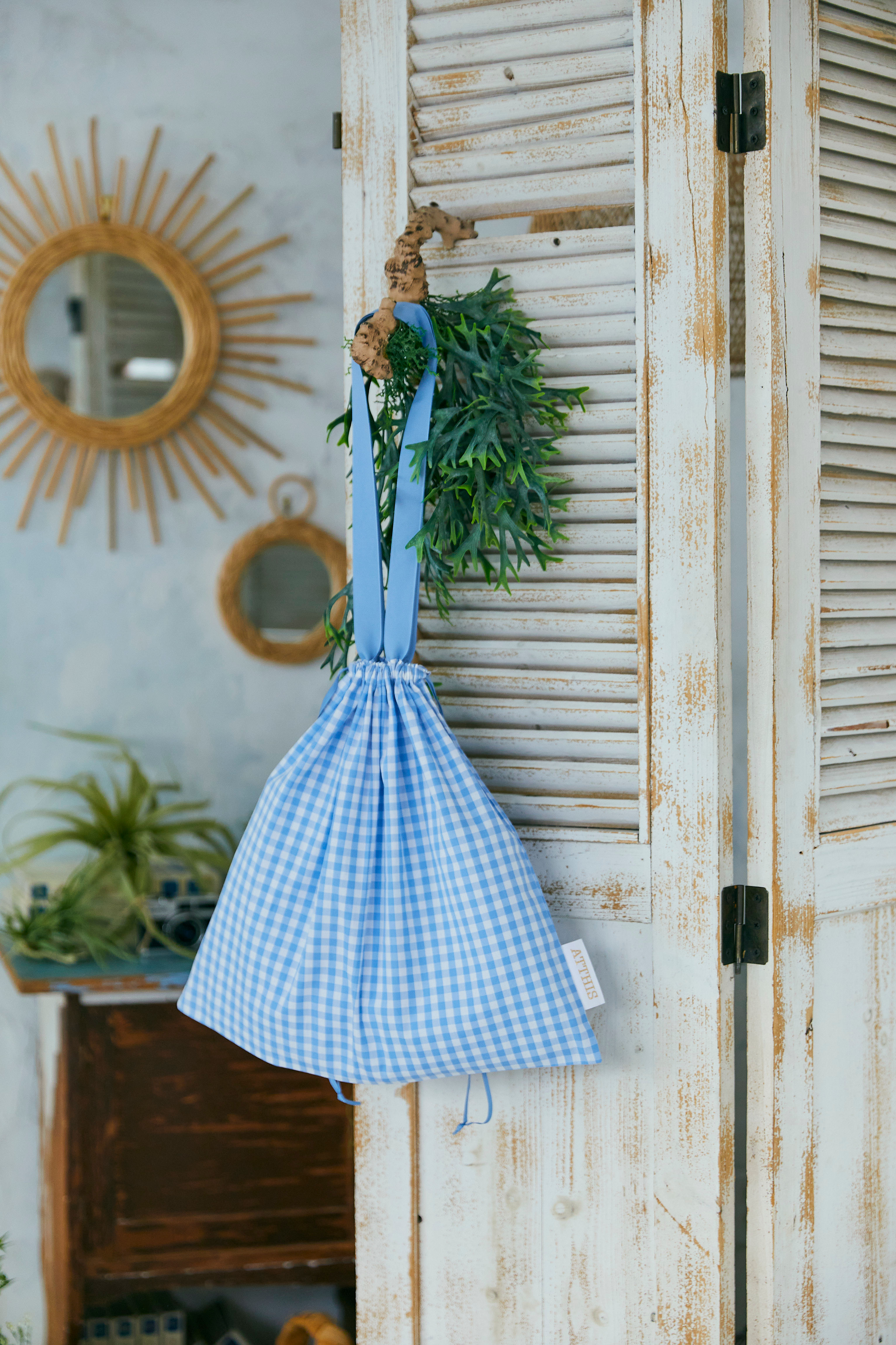 ATTHIS PICNIC Cotton bag sky color