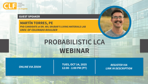 Oct. 14, 2025 - CLF-LA Webinar: Probabilistic LCA
