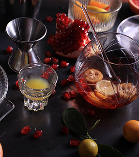Cocktail Ingredients Setup