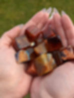 Thumbnail: Carnelian cubes