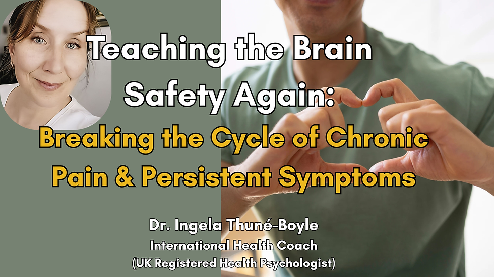 Breaking the Cycle of Chronic Pain & Persistent Symptoms