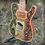 Thumbnail: Natural Mystic (Rasta Lion) Guitar by Woodruf Brothers Guitars