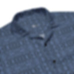 Reflections II -  Grateful Dead Dancing Bears Unisex button shirt  (BLUE)