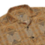 Dancing Cats Under the Stars Petroglyph Button Shirt (Artwork by RJW)