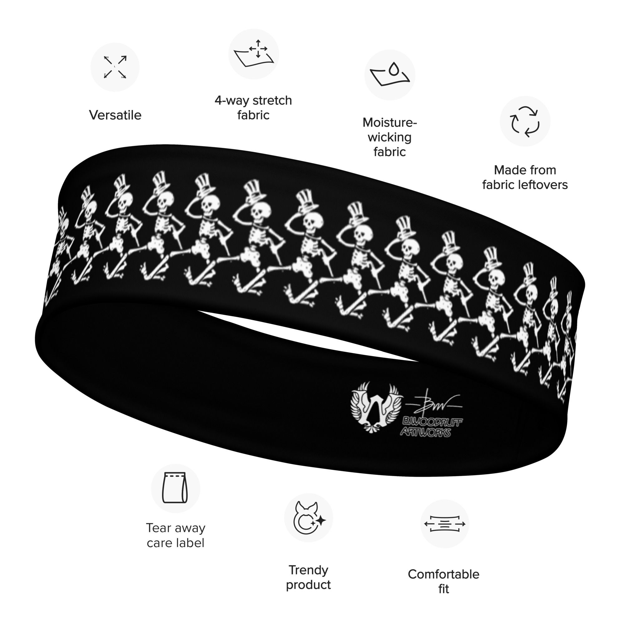 Dancing Skeleton Headband