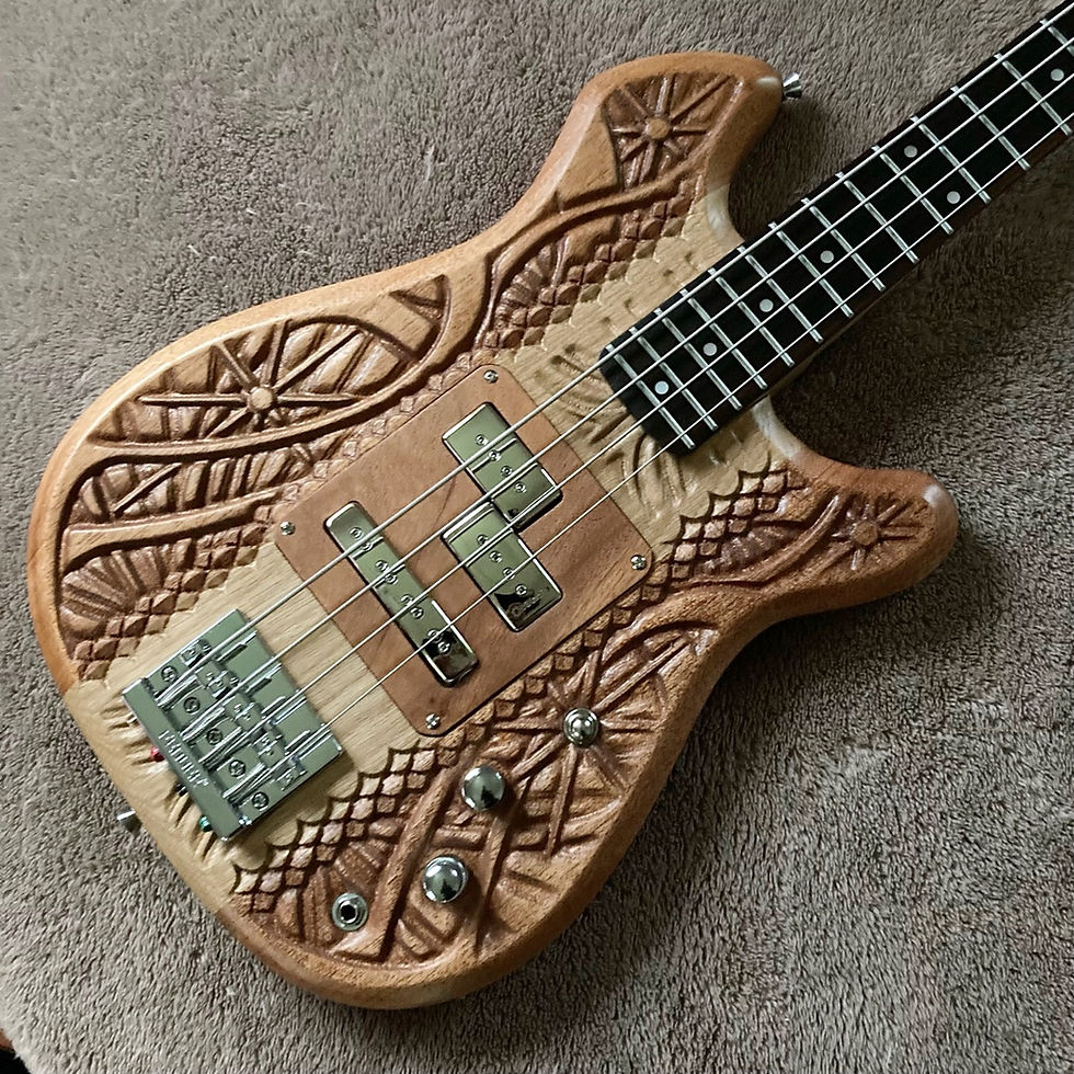 Nebulae P-J  Bass Guitar by Woodruff Brothers