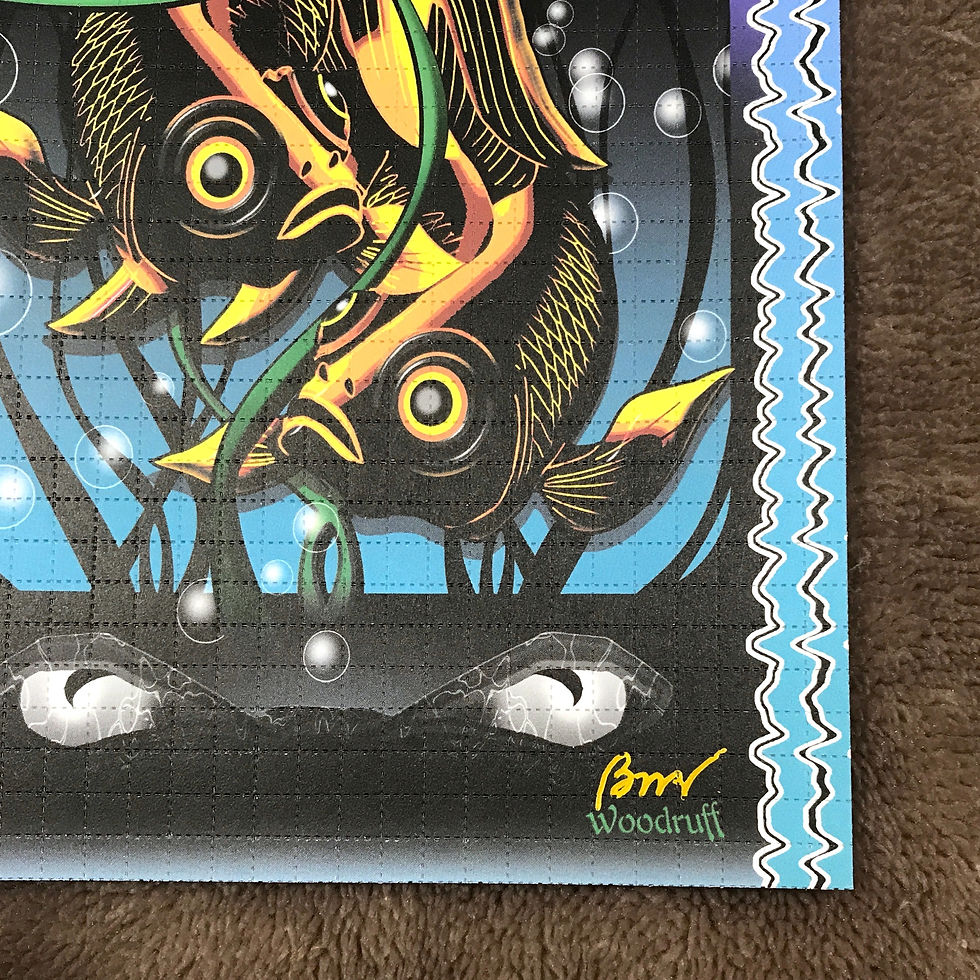 Thumbnail: Collectable Blotter Art - Perforated Blotter Art by B.Woodruff (Brian Woodruff)