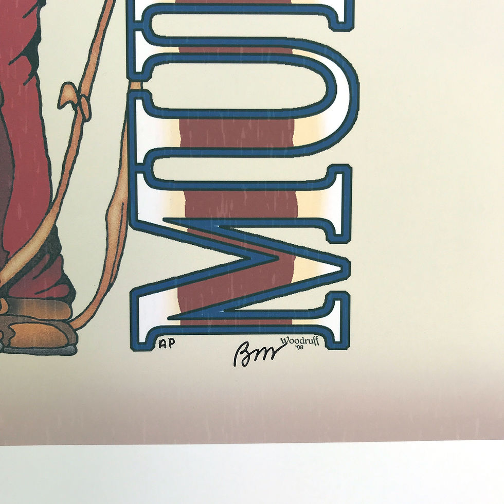 Thumbnail: Gov't Mule One Man Band Shirt Design 1998 Art Print - B.Woodruff