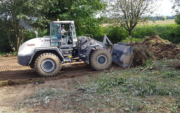 Freilegen eines Stellplatzes