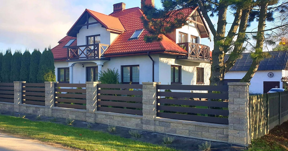 Einfamilienhaus mit Zaunmodell CORE grand
