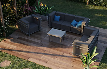 Hochwertige Aluminium Gartenmöbel im Design OCEANO