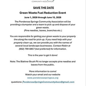 Green Waste Fuel Reduction Event