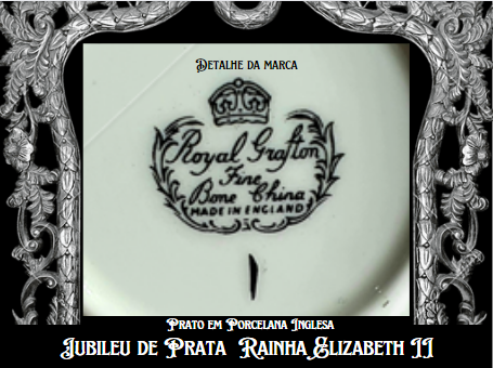 Miniatura: Prato decorativo do Jubileu de Prata da Rainha Elizabeth II, Porcelana Inglesa