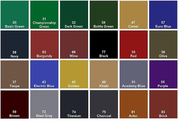 Felt Colors | precisionbilliards