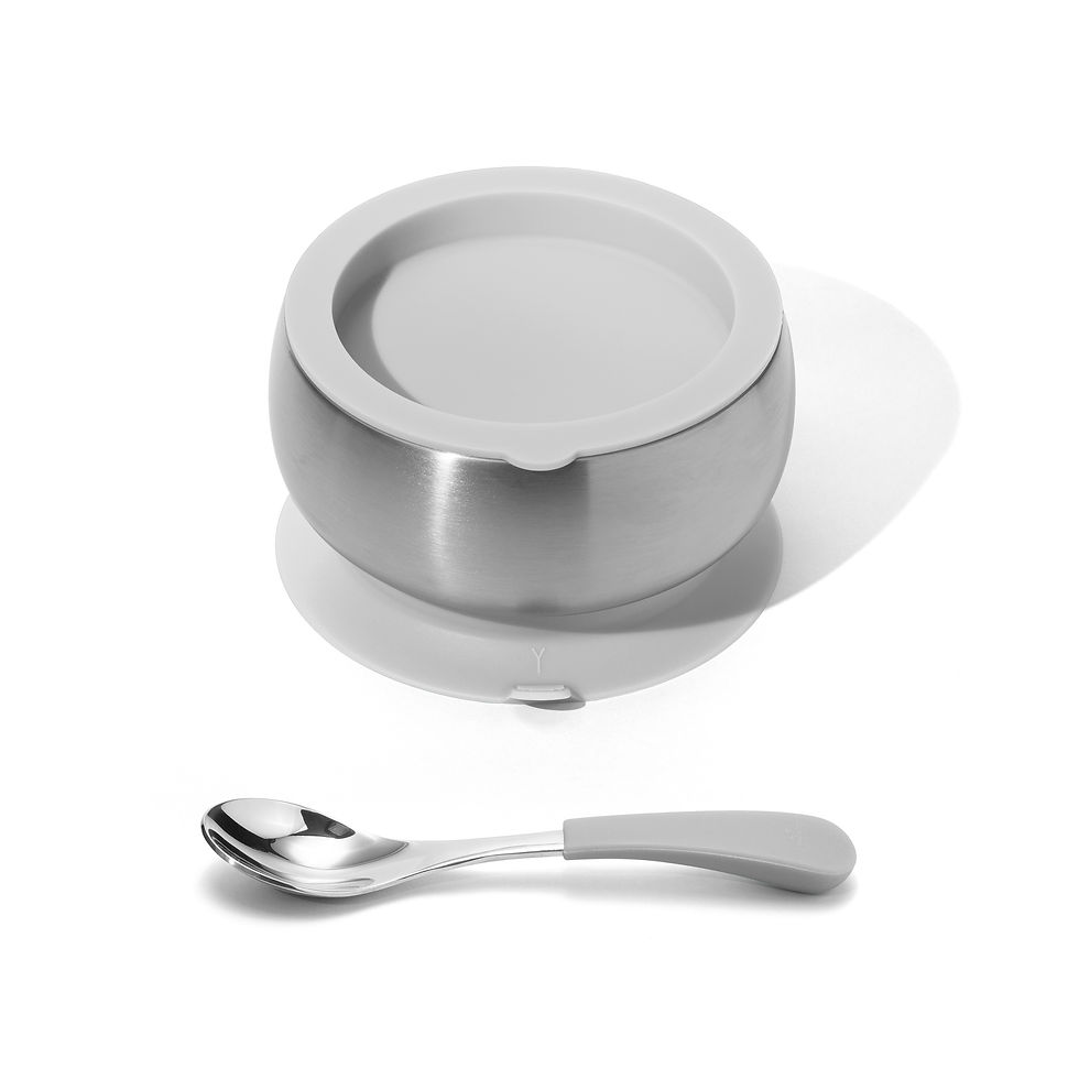 Miniatura: Avanchy Stainless Steel Baby Bowl + Spoon + Airtight Lid