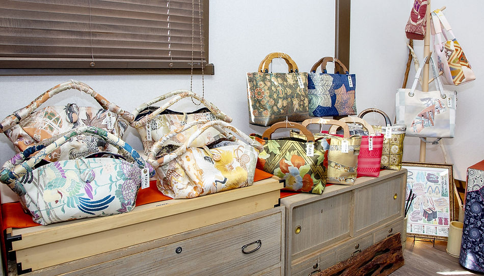 リメイク帯バッグ