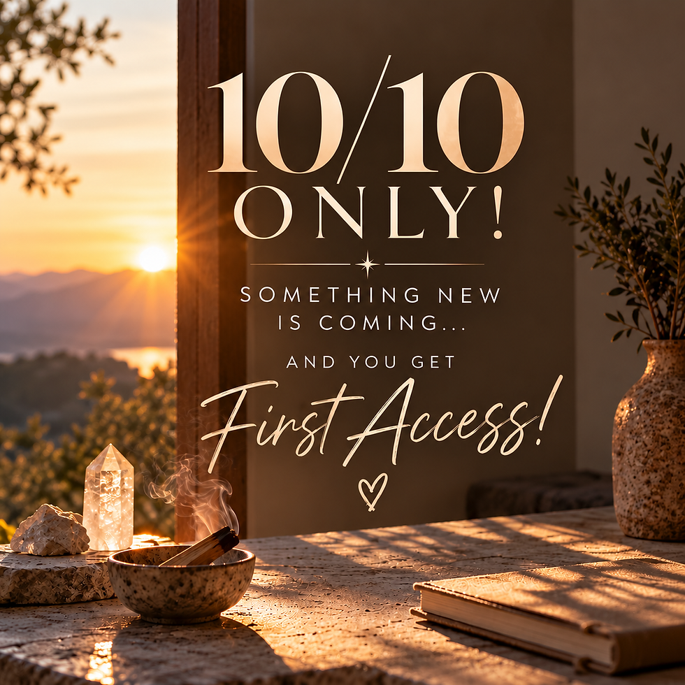 10/10 ONLY: Something NEW Is Coming...and YOU Get First Access!