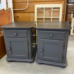 Custom Finished Glossy Bedside Tables