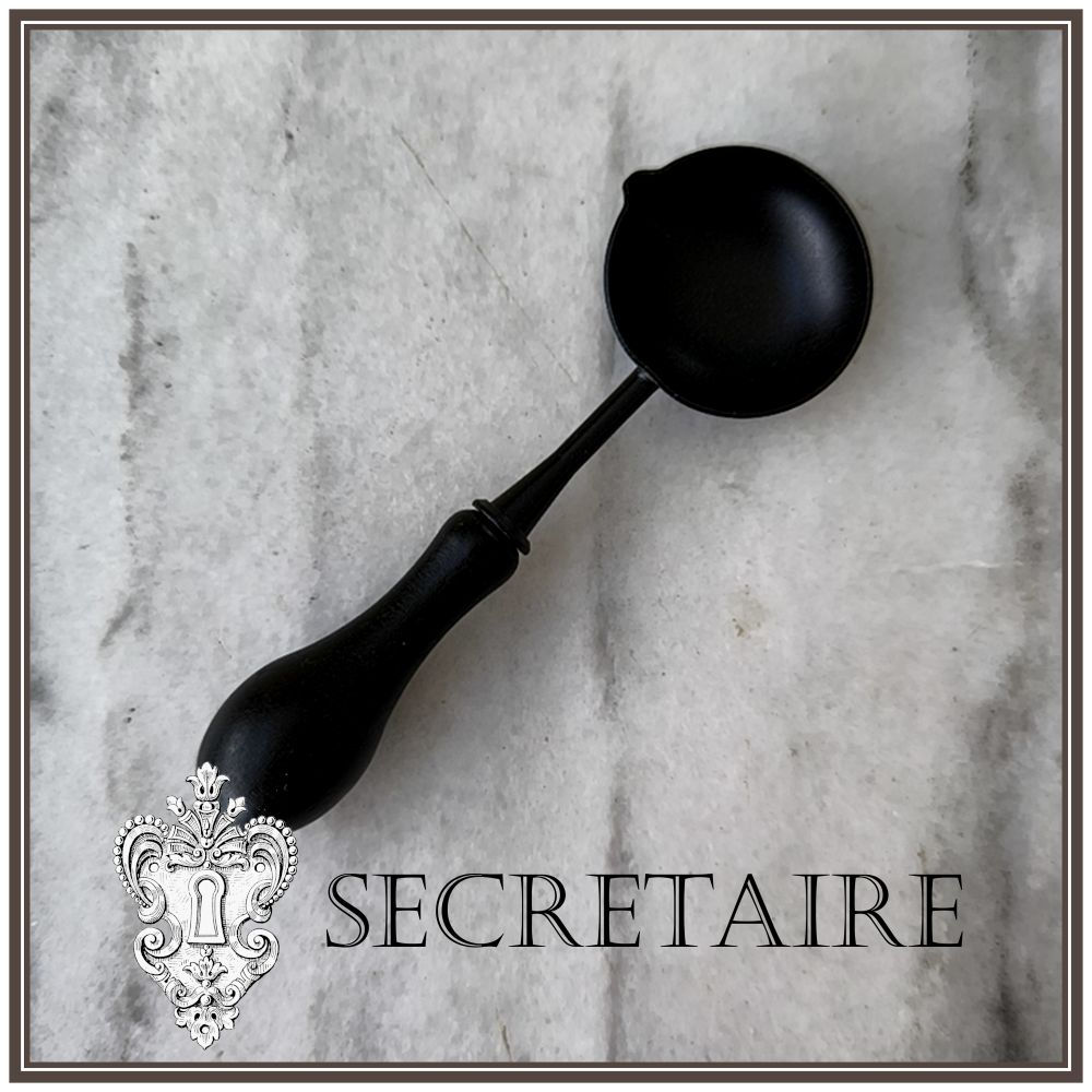 Wax sealing spoon, black