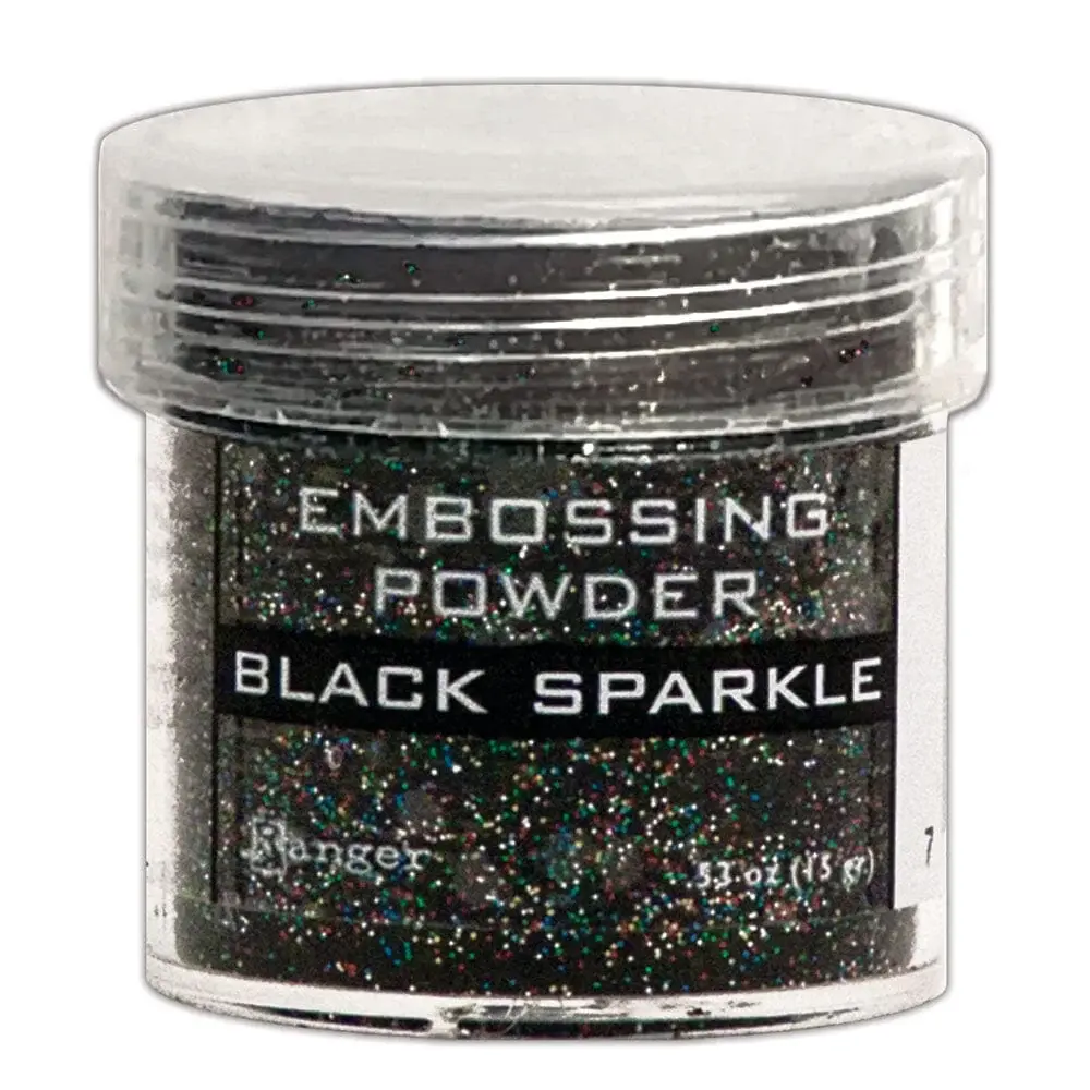 Embossing powder - Black Sparkle [PB03]