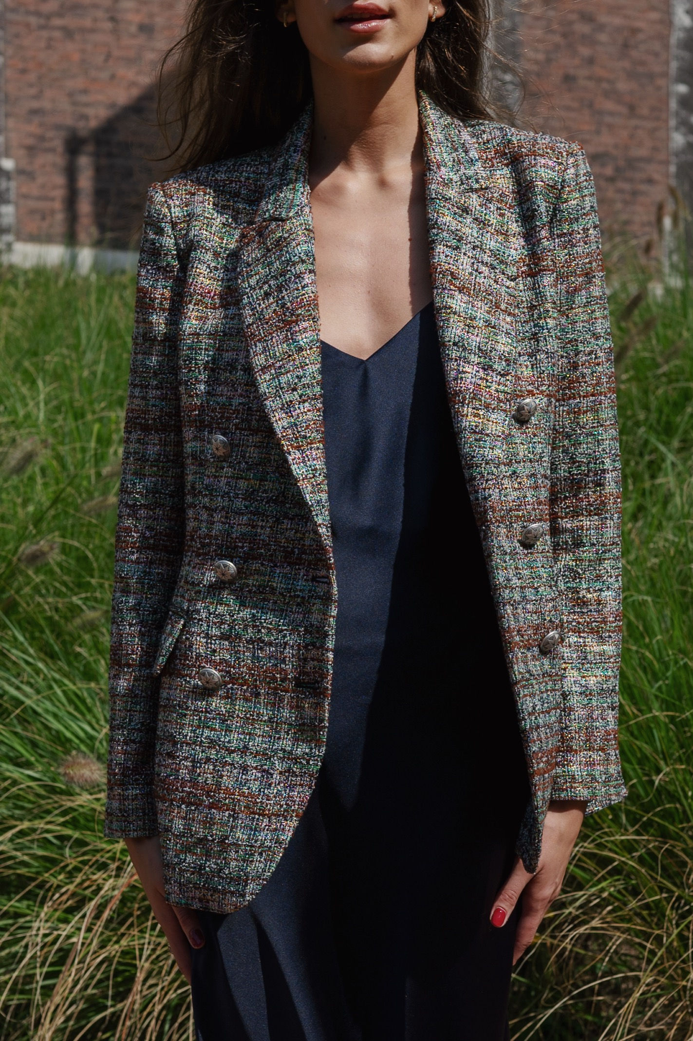 Sara Roka boucle blazer
