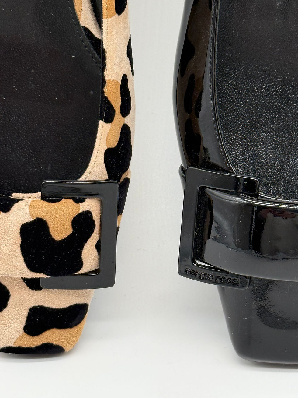 Thumbnail: Sergio Rossi ballerina laqué zwart