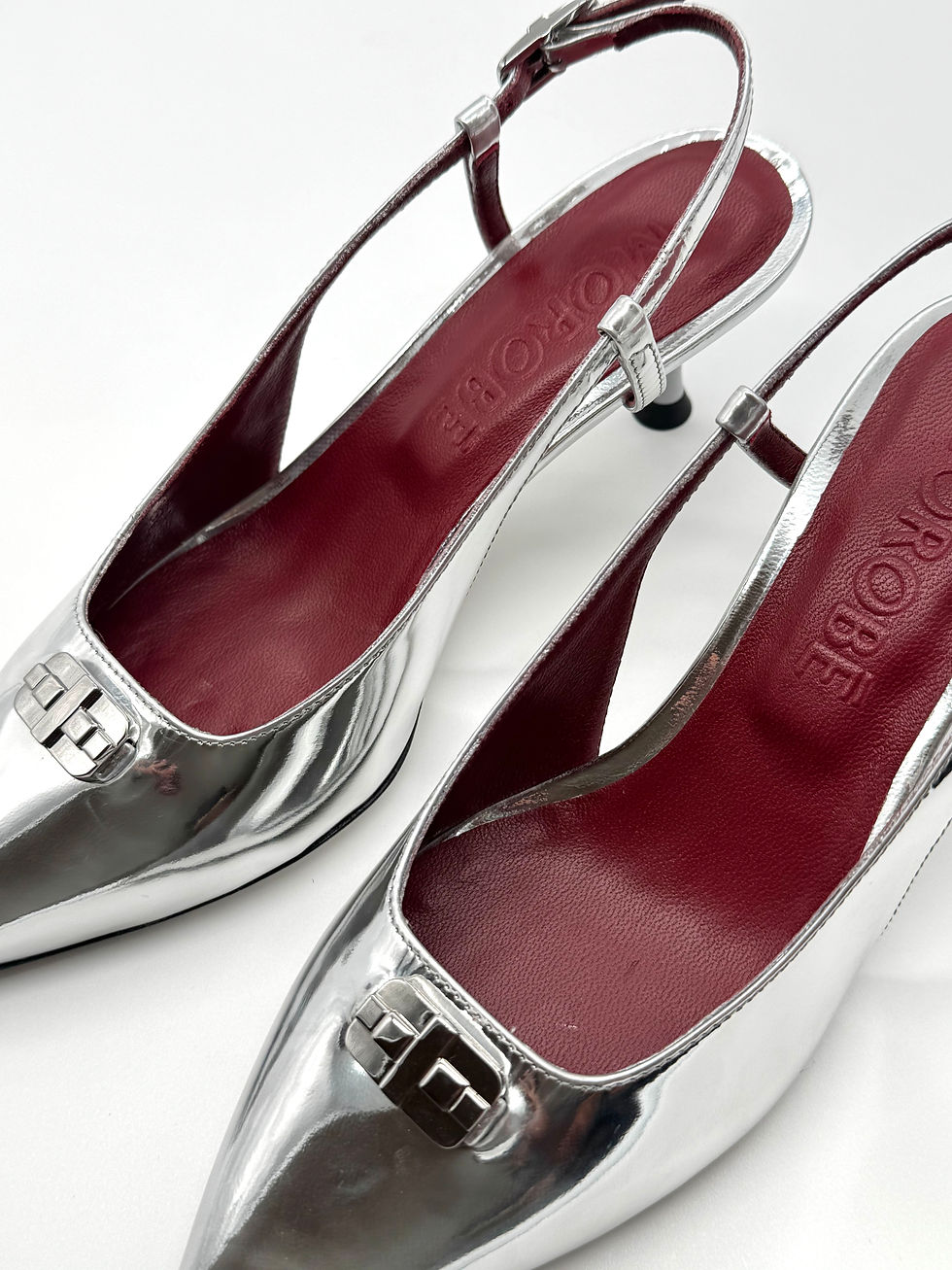 Thumbnail: Morobé DANIELA zilver slingback