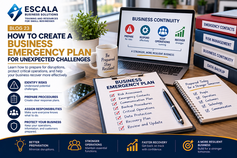 How to Create a Business Emergency Plan for Unexpected Challenges
