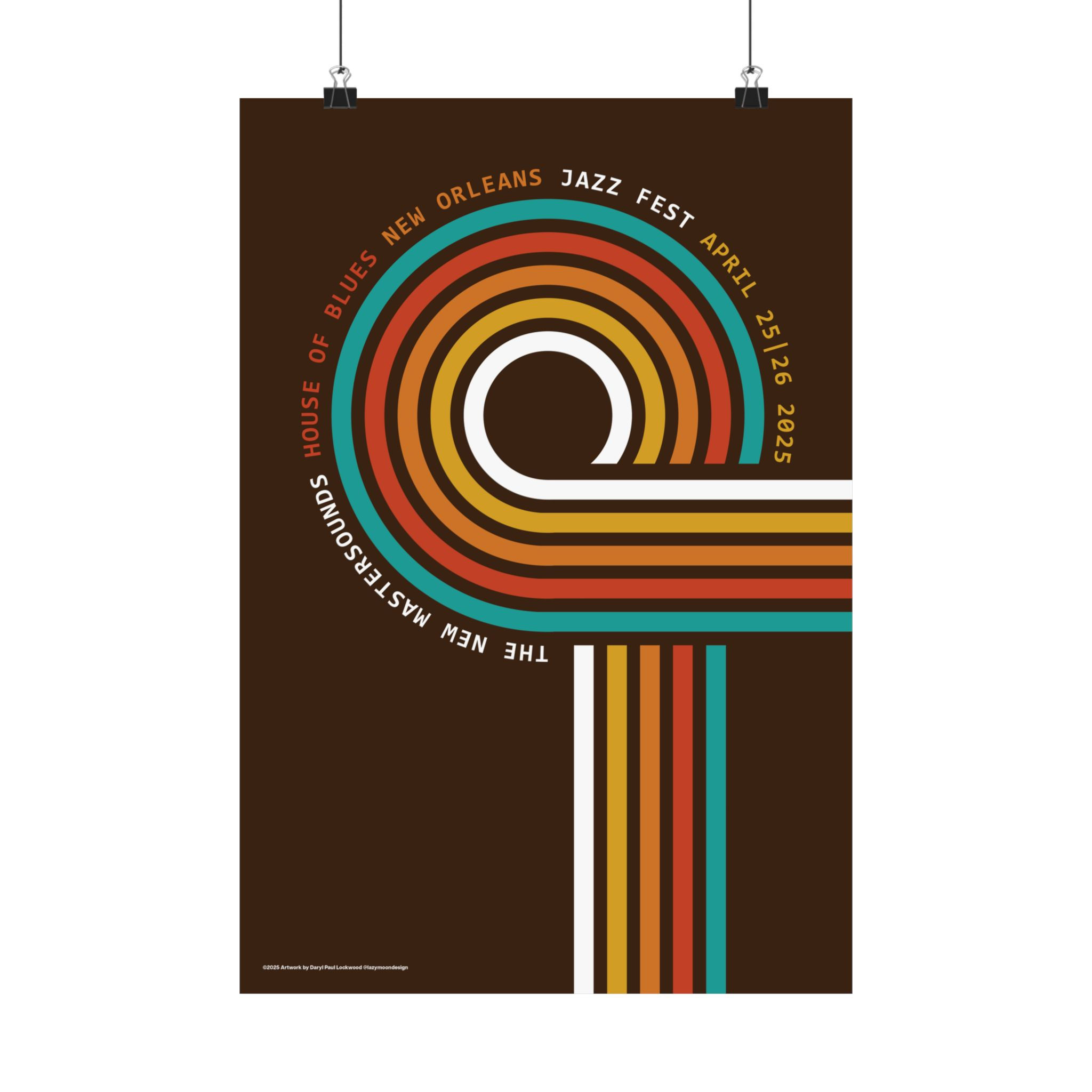 NMS New Orleans LA (House of Blues 4/25&26) 2025 Tour Poster