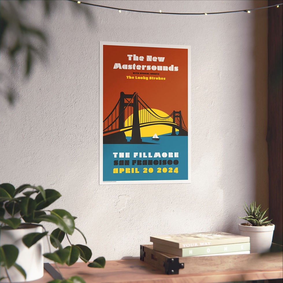 Thumbnail: NMS San Francisco CA (Fillmore 4/20) 2024 25th Anniversary Tour Poster