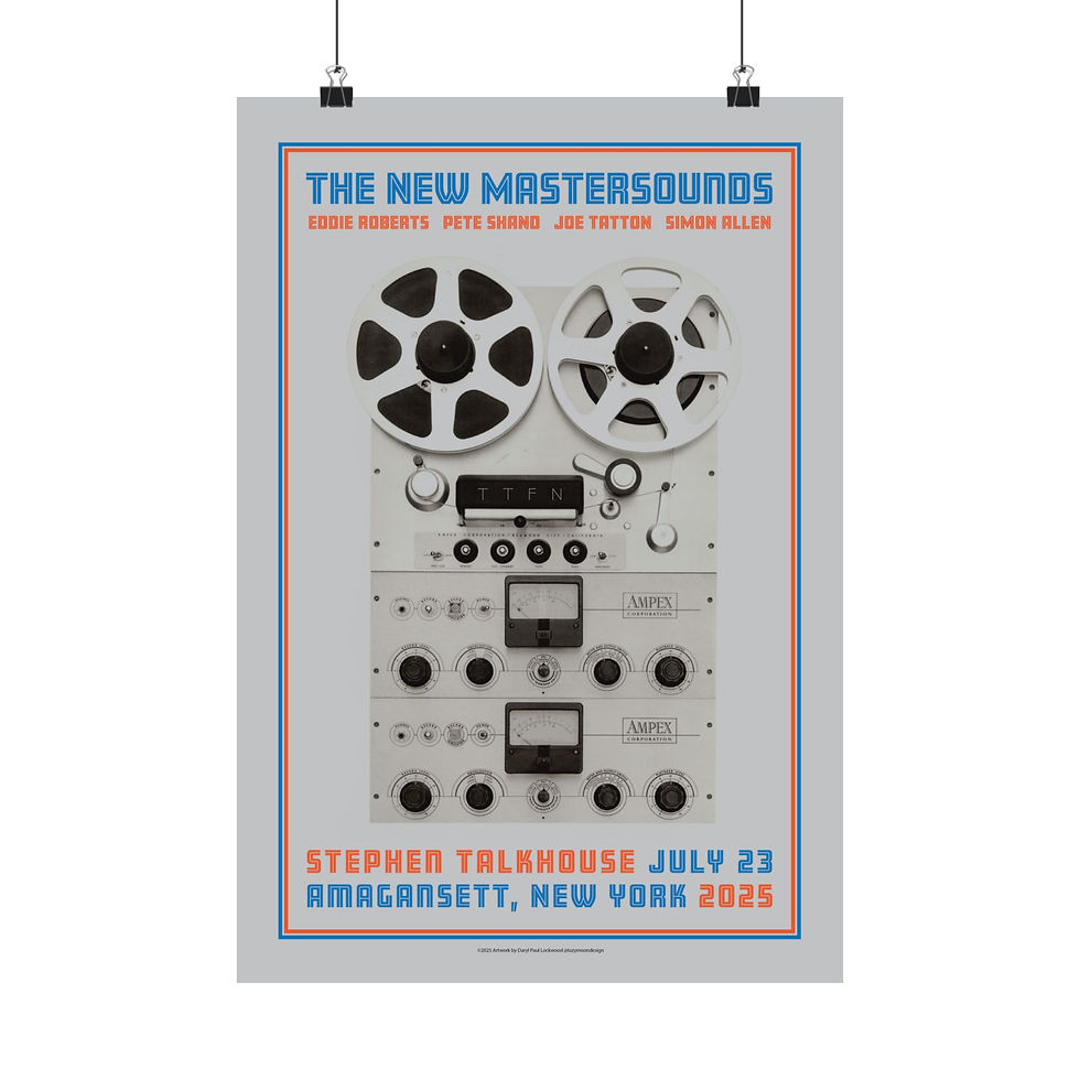 NMS Amagansett NY (Stephen Talkhouse 7/23) 2025 TTFN Tour Poster
