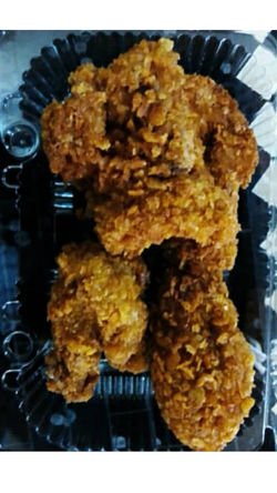 Ailes de poulet panées.